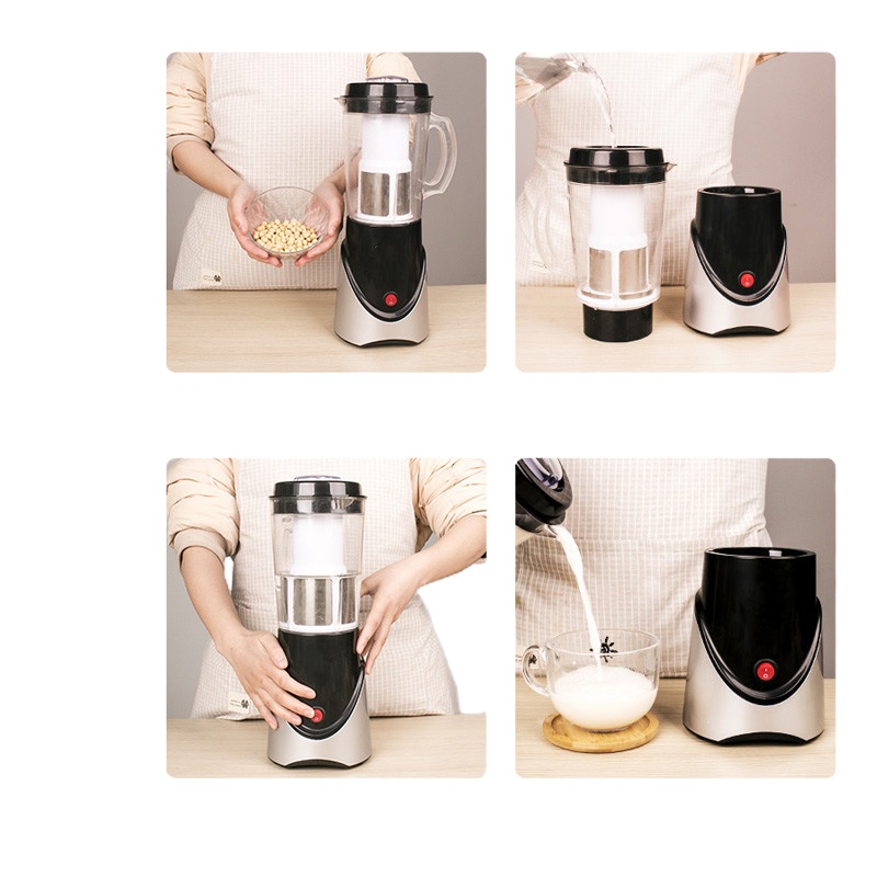 豆浆机多功能全自动家用法耐(FANAI)小型免煮免过滤破壁单人1一2人料理机 双刀双杯带配件礼包