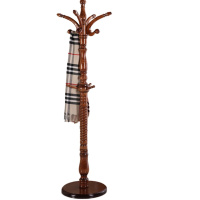 顶鸿衣帽架欧式衣帽架衣服架落地全实木挂衣架大理石底座DH-HY1102