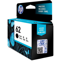 HP 62 原装黑色墨盒 C2P04AA
