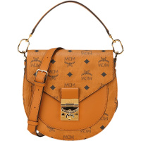 MCM 女士 Patricia系列人造革/牛皮革小号手提单肩斜挎包 MWSAAPA01