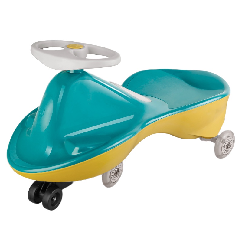 儿童扭扭车小孩玩具车溜溜车摇摇车摇摆车滑行车健身车 否折叠静音闪光轮 塑胶 免安装3-10岁