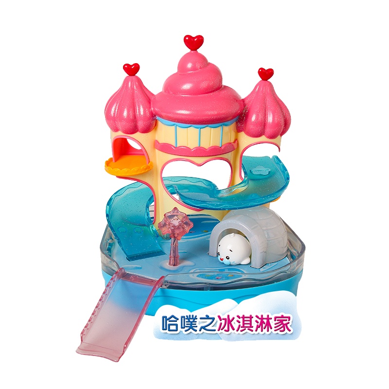 韩国harp哈噗海豹缤纷冰淇淋乐园宠物喂养儿童益智过家家玩具套装HP32250