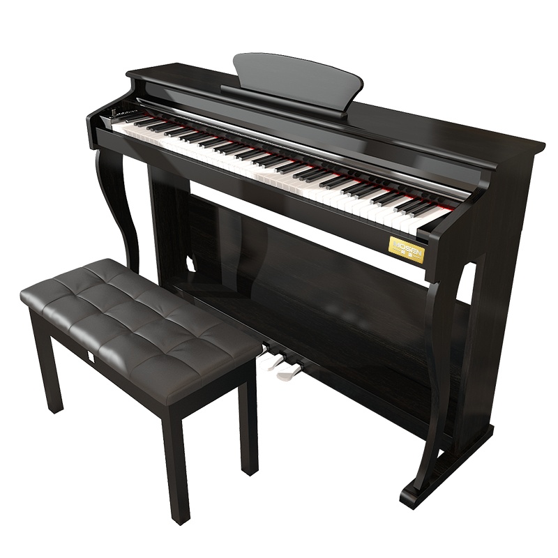 莫森(MOSEN)MS-108P智能钢琴 电钢琴 88键重锤数码钢琴 家用立式电钢琴 演奏级+原装琴架+三踏板+双人凳