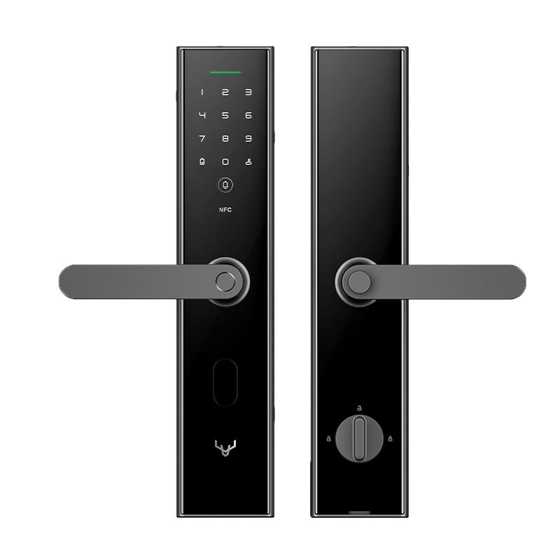 鹿客（loock）指纹锁 Classic2XPro 黑色 家用智能门锁 智能密码锁 适配天地勾不惧小黑盒 小米米家联动
