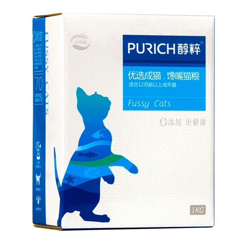 醇粹(Purich) 猫粮 优选成猫 馋嘴猫粮1kg 适口性好 适合1岁以上