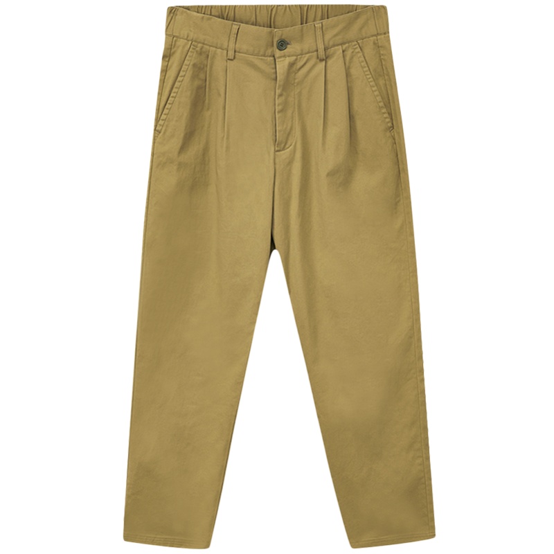 美特斯邦威休闲裤男宽松直筒新款秋季黑色潮流萝卜裤小脚裤男