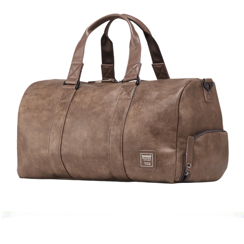 texwood 萍果牌手提旅行包男士短途健身包轻便防水大容量出差休闲行李袋
