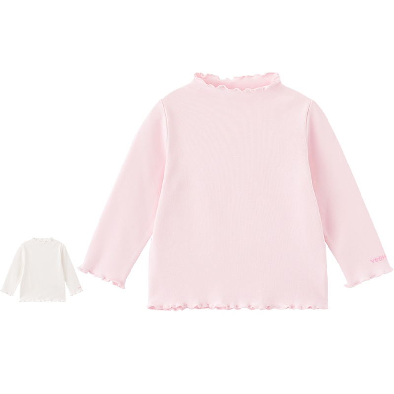 英氏女童衣服宝宝套头针织衫纯色长袖上衣打底衫2020新款秋装YRTAJ10302A01 YRTAJ10303A01