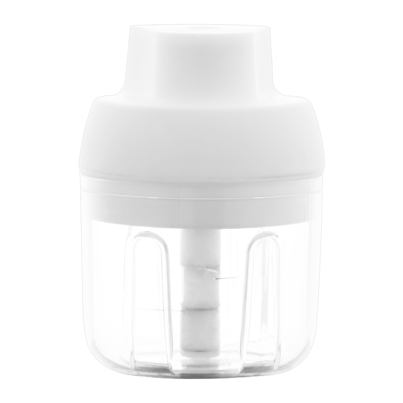 拜杰绞肉机拉蒜器电动蒜泥器厨房小型蒜泥神器打蒜蓉器碎肉绞肉辅食料理机捣蒜器 白色250ml FX-FS1