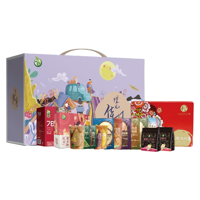 禾煜 煜见佳月3556款零食礼盒