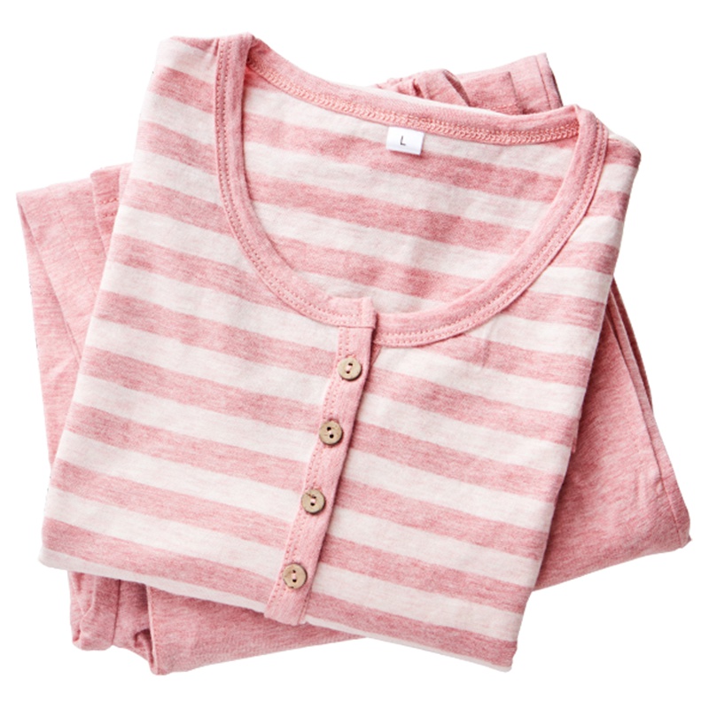 苏宁极物 女士亲肤舒适针织棉家居服睡衣