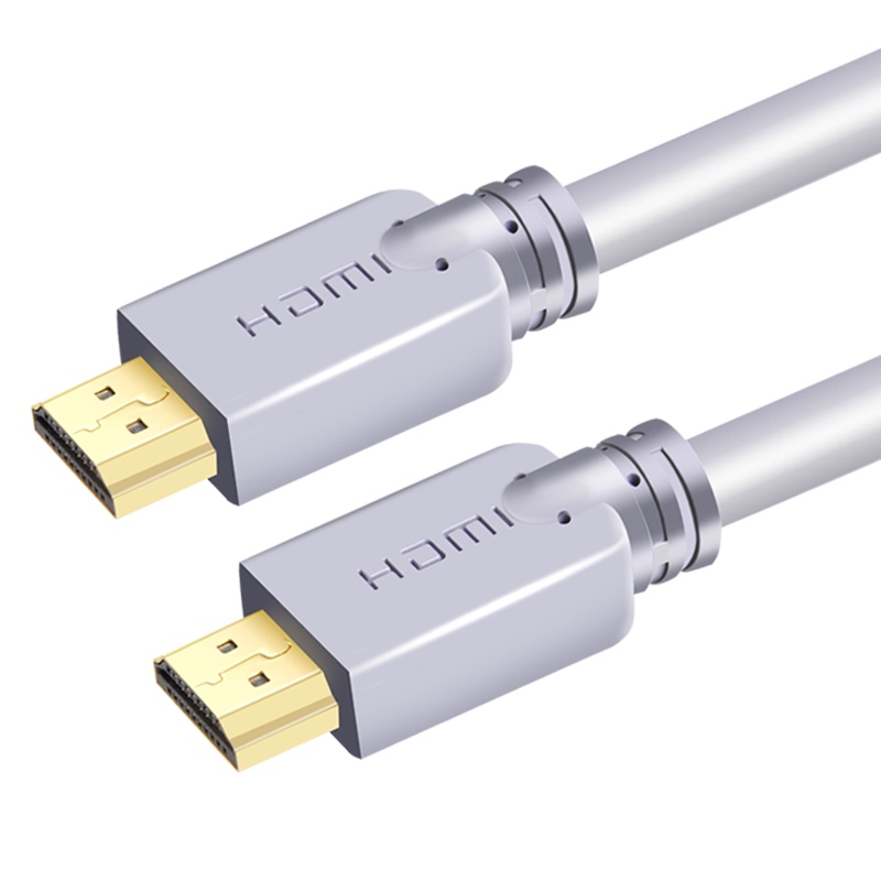 晶华 HDMI高清线 电脑笔记本机顶盒游戏机连接电视投影仪显示器4K工程视频延长线 灰色3米 H310H