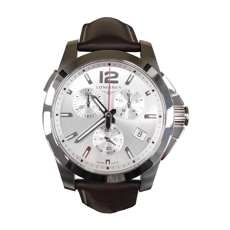 【预售款】浪琴(Longines)瑞士手表 石英表男L3.702.4.76.5 皮带腕表