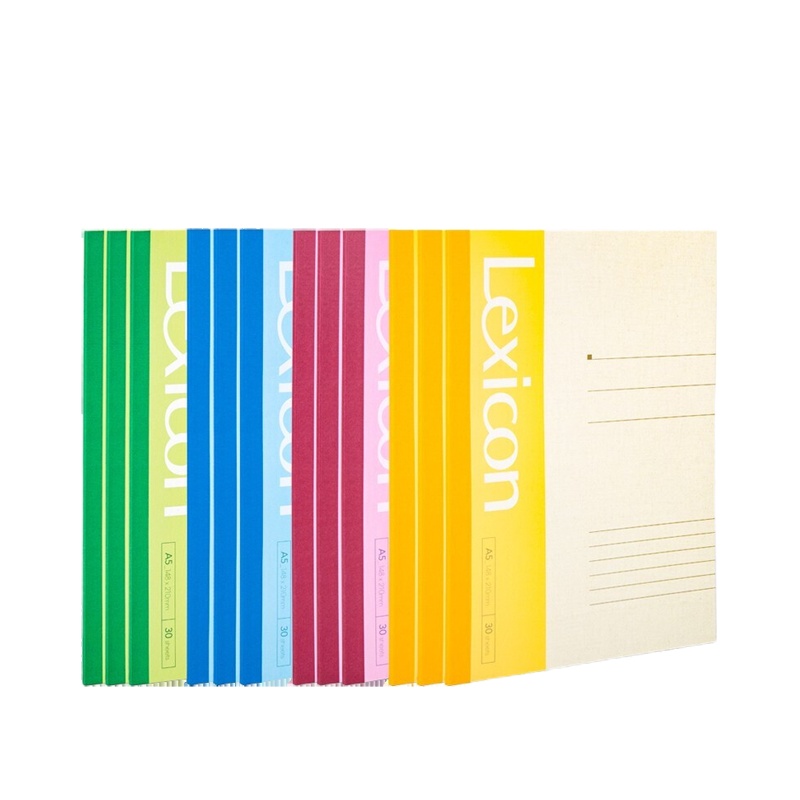 得力(deli) 7650 A5/30张无线装订软抄本笔记本子 记事本大包装24本 单组装JM