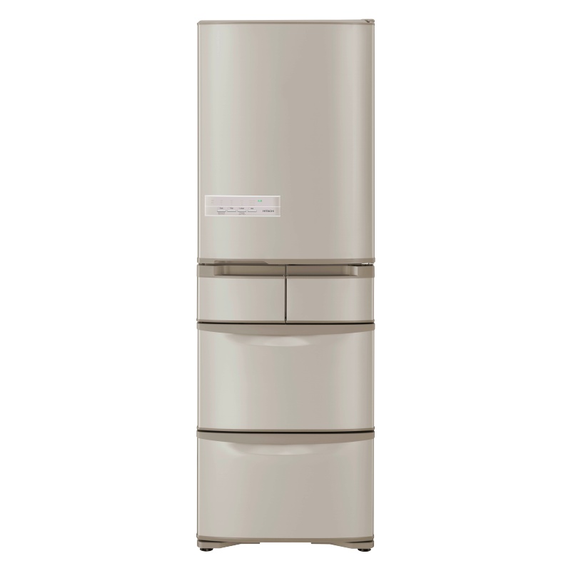 Hitachi/日立 396升多门风冷变频冰箱自动制冰急速冷冻 高保温果蔬室保湿保鲜R-S42GC(浅棕) 日本原装进口