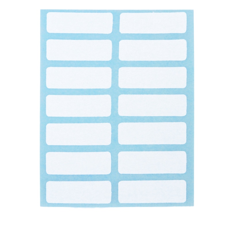 得力(deli) 得力口取纸标签纸 不干胶标签贴 自粘性贴纸 小标签贴 7180(5包装)