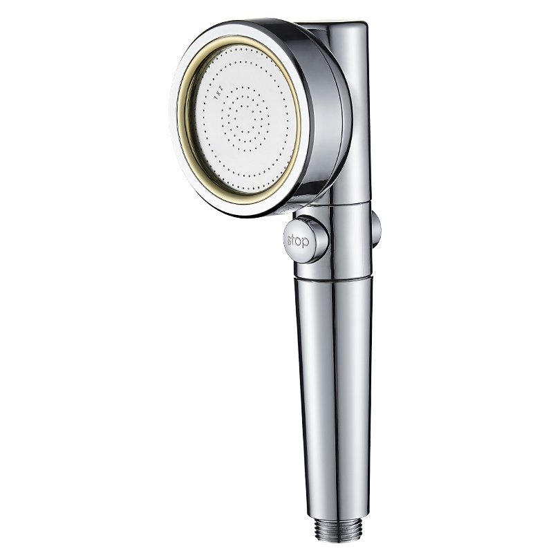 增压淋浴花洒喷头大出水手持洗澡家用日本加压淋雨器单莲蓬头