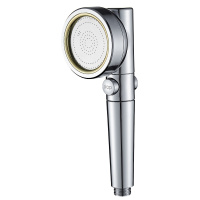 增压淋浴花洒喷头大出水手持洗澡家用日本加压淋雨器单莲蓬头