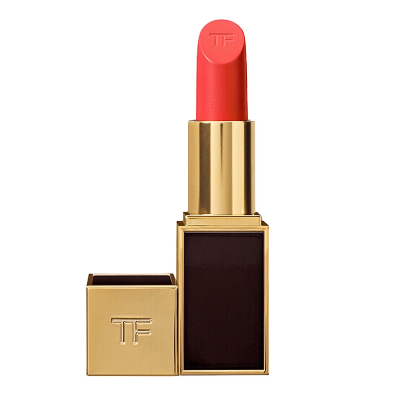 [送礼盒]汤姆福特(Tom Ford)TF黑管口红15#WILD GINGER奶油姜橘色 3g 黑金黑管口红显色唇膏