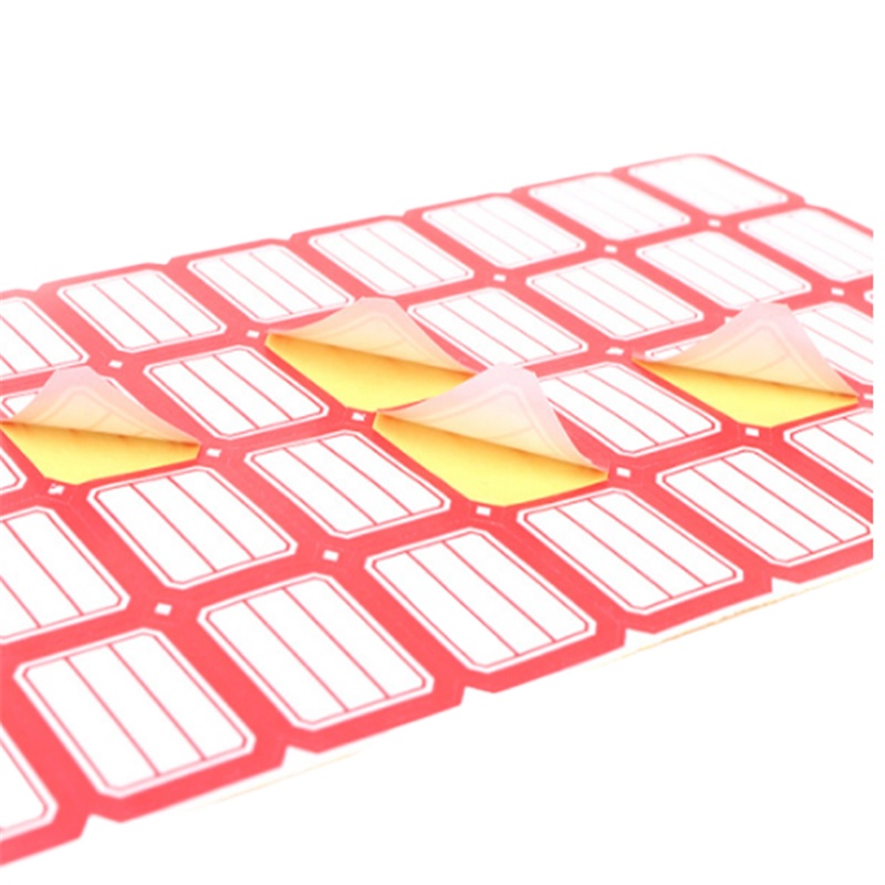 创易 红色不干胶标签贴纸 70张/包 SQ