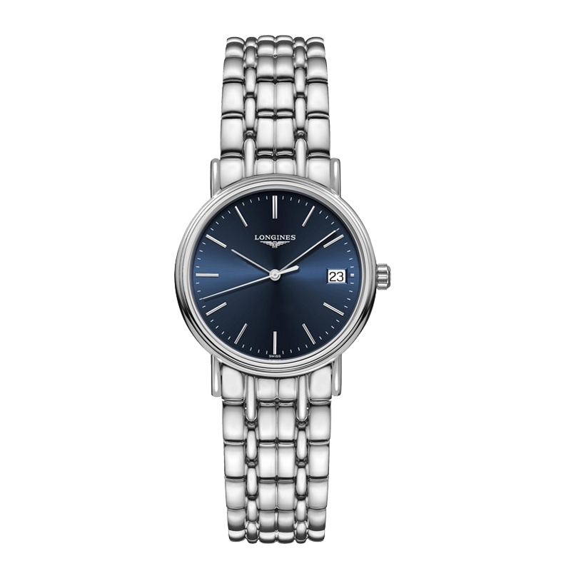 浪琴(Longines)瑞士手表 石英表女L4.320.4.92.6 时尚优雅钢带腕表