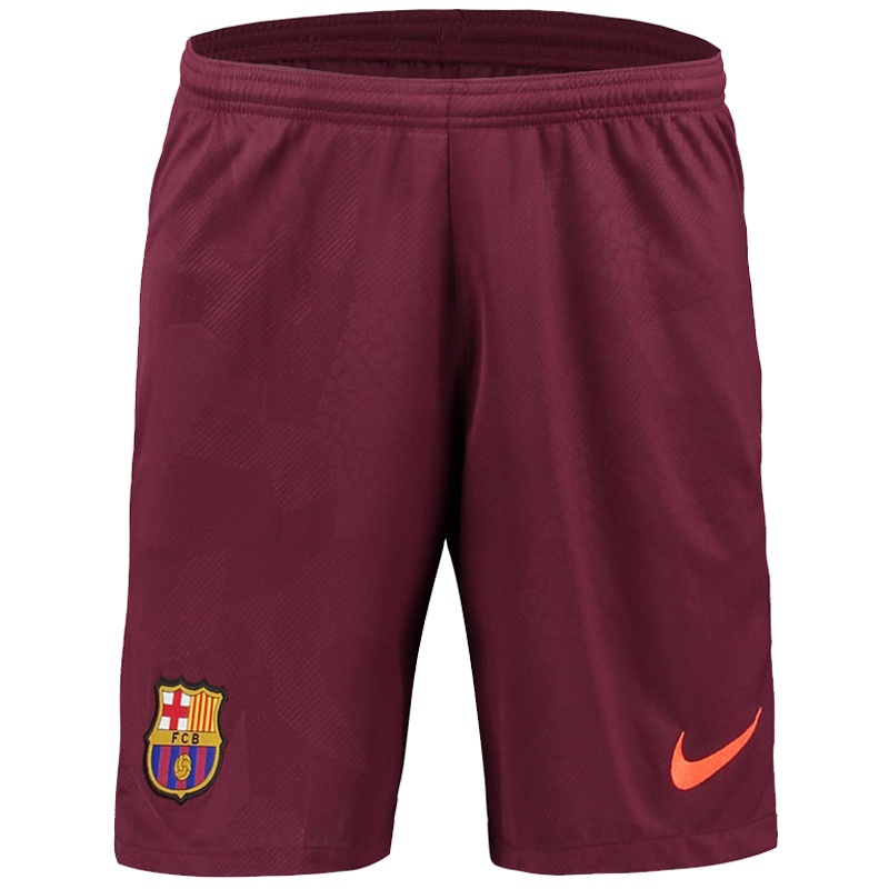 耐克巴塞罗那17-18新第三客场足球巴萨短裤NIKE正品847256-681
