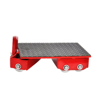 环岛 6T330*220*110mmPU轮转向坦克车-红色(单位:件)