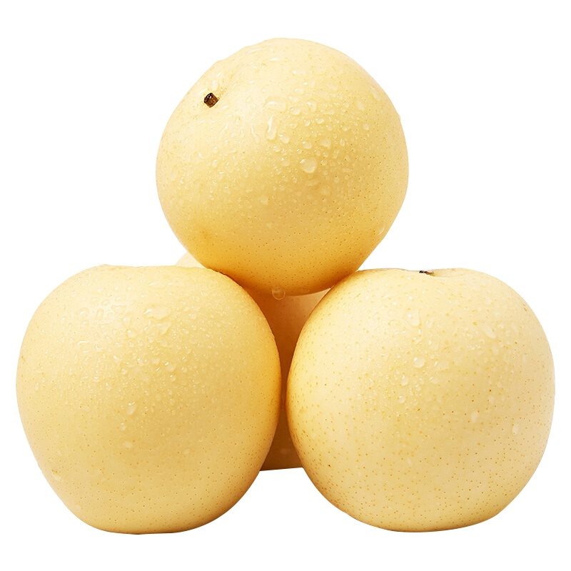 [西沛生鲜]精品圆黄梨 新鲜水果 松脆多汁 净重4.7斤装 单果250g以上 西沛生鲜