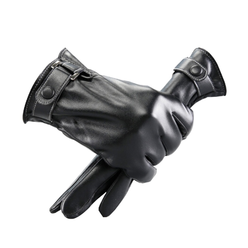 同富冬季加绒保暖皮手套PST401