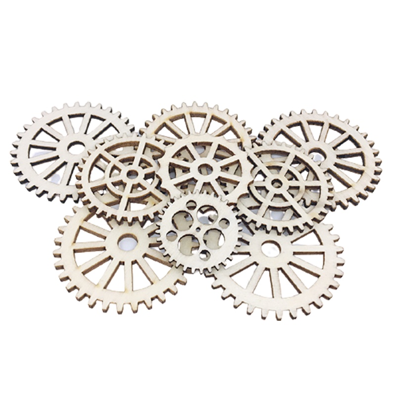 新木质齿轮蒸汽客厅酒吧墙面装饰品阿斯卡利挂件配件