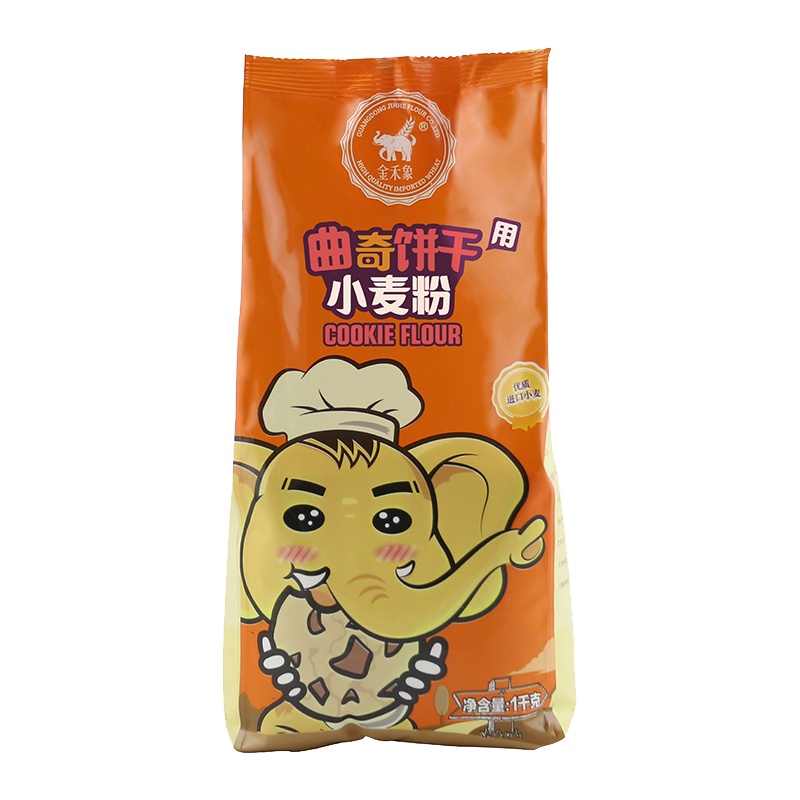 金禾象 曲奇饼干用小麦粉 原装1kg 优质低筋小麦粉 家庭烘焙原料 曲奇饼干专用面粉