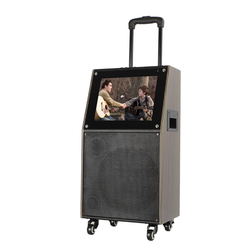 万利达(Malata) M+9342视频机广场舞音响带显示屏无线话筒拉杆户外k歌一体跳舞移动蓝牙音箱12寸