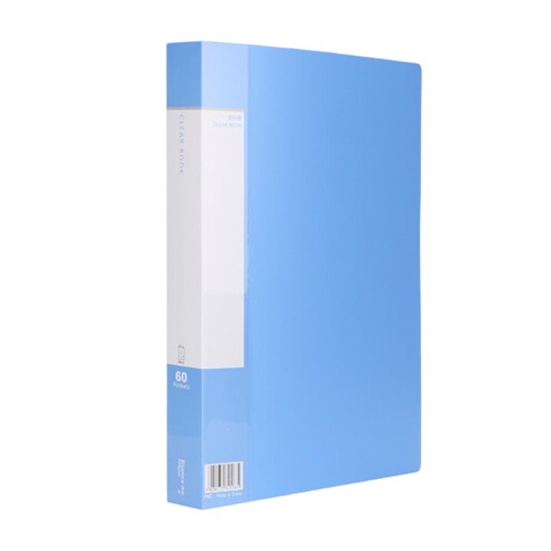 齐心 PF20AK 超省钱资料册 A4 20袋蓝