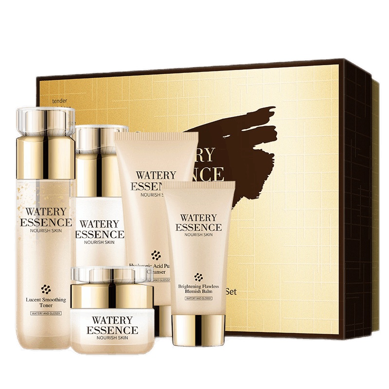 [5件套礼盒]韩纪奢颜流金五件套 补水保湿滋润套盒护肤品套装