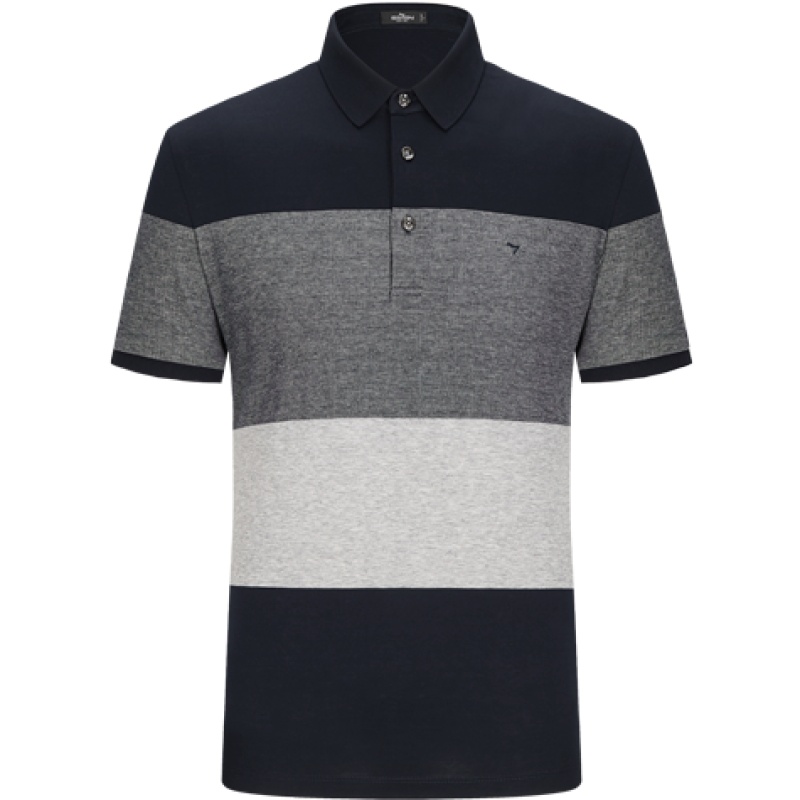 柒牌SEVEN男装丝光棉潮流夏季商务短袖poloT恤