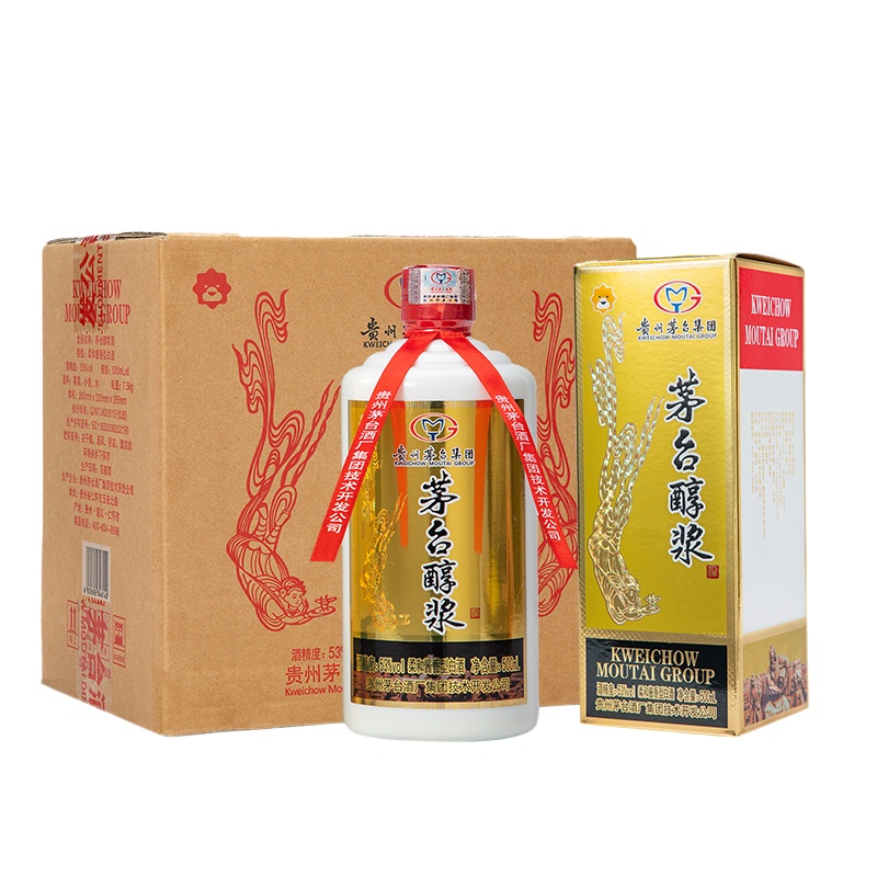 贵州茅台集团 茅台 茅台醇浆 封坛珍藏 53度 500ml*6整箱 酱香型白酒