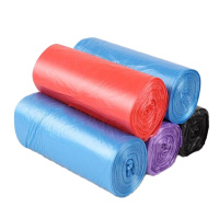 得力(deli)5卷(150只)彩色易分类加厚型垃圾袋45*55cm 33185