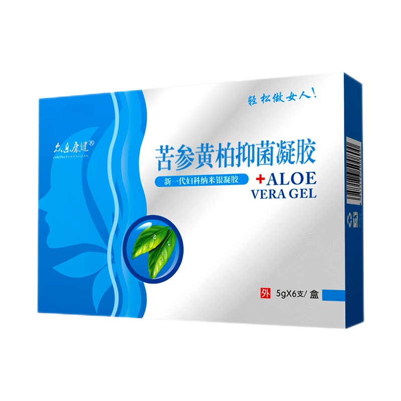 [药房同款]妇科凝胶霉菌性隂道瘙痒祛异味糜烂私處紧润抑菌止痒苦参黄柏 6盒