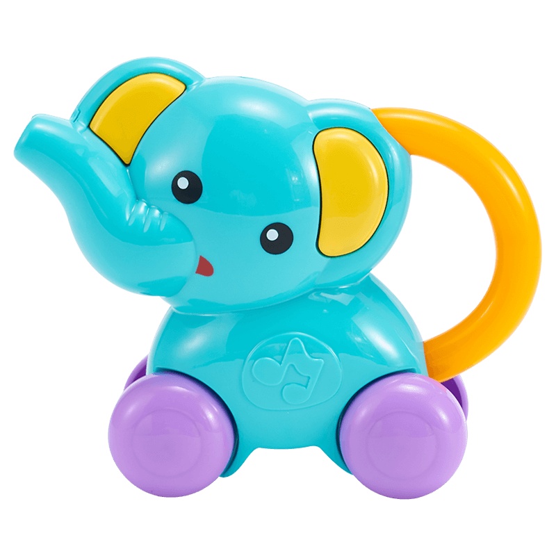 澳贝儿童婴儿玩具男孩女孩手摇铃小象喇叭学爬玩具生日礼物461204
