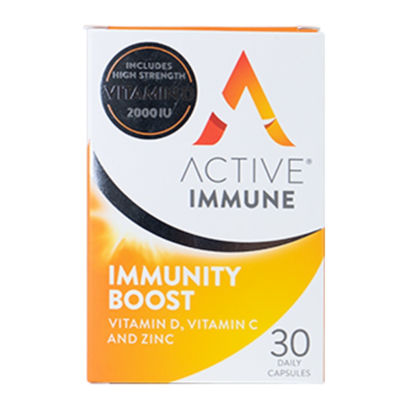 AACTIVE 维生素CD锌胶囊 30粒 补充维生素矿物质增强免疫不添加防腐剂不含糖 Beauty Rush膳食营养补剂