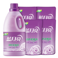 蓝月亮柔顺剂2kg瓶装+500g袋装*4薰衣草香