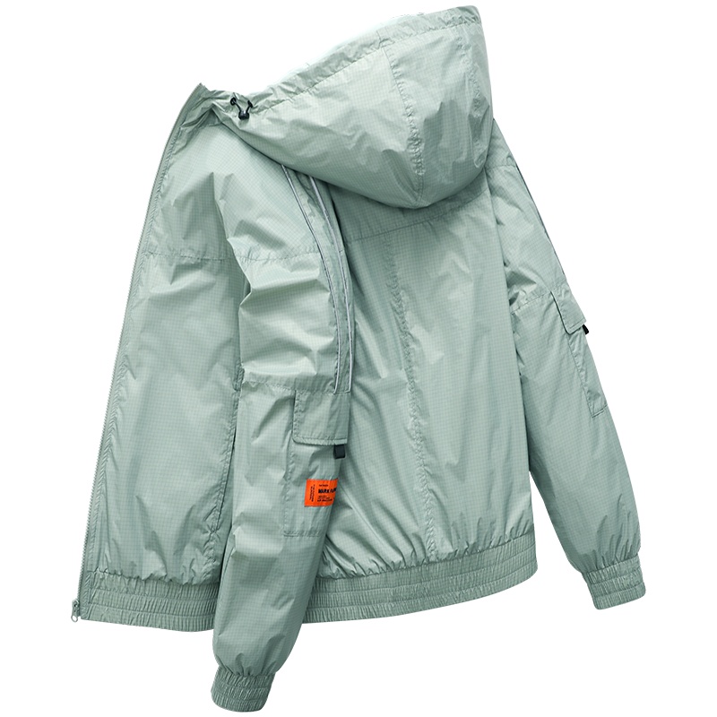 马克华菲外套男士2021春季新款男装上衣连帽休闲薄款潮牌春装夹克