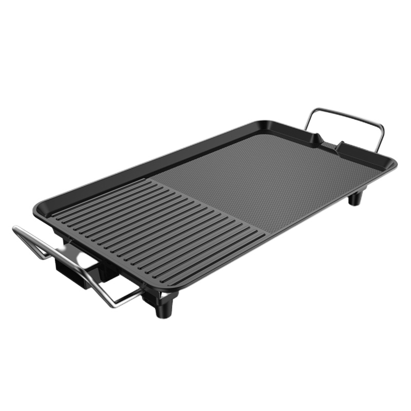 电烧烤炉家用烤肉机电烤盘涮烤韩式多功能室内火锅一体锅烤鱼 [热卖推荐]大号豪华款适用3-6人送10件套礼包