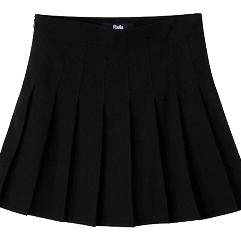 【热卖】拉夏贝尔Puella冬季装新款半身裙高腰显瘦休闲a字格子百褶裙女2T000898