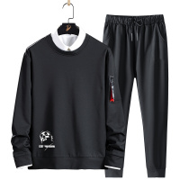 俞兆林(YUZHAOLIN)男士卫衣春秋韩版运动休闲套装学生圆领长袖两件套潮帅气