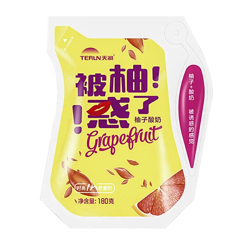天润(TERUN)新疆特产被柚惑了酸奶浓缩酸牛奶 180g*12袋