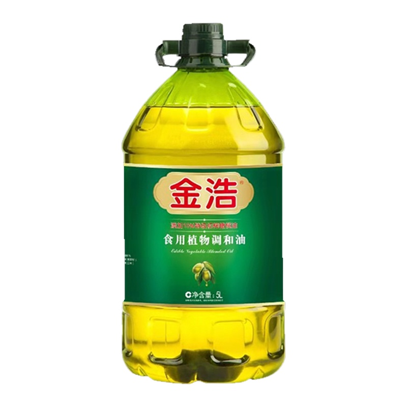 金浩 添加10%特级初榨橄榄油食用植物调和油5L