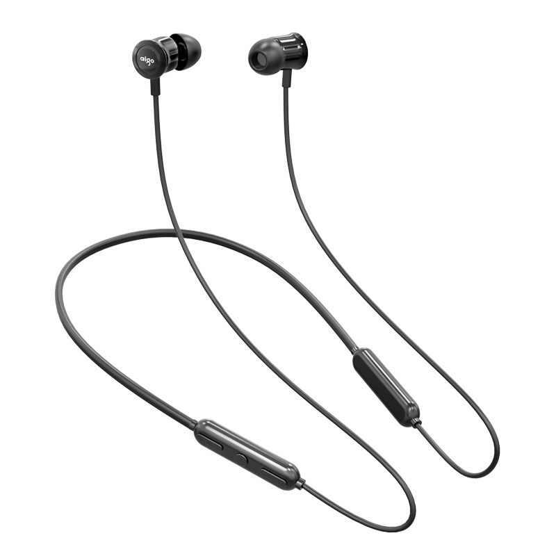 Aigo/爱国者W03蓝牙耳机无线运动耳机双耳项圈式蓝牙耳机挂脖头戴入耳式5.0男女手机电脑通用无线蓝牙耳机