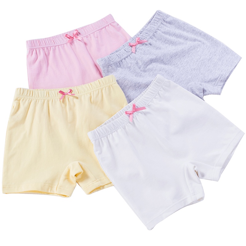 小红豆童装女童安全裤防走光内裤夏季薄款中大童打底裤宝宝平角裤透气