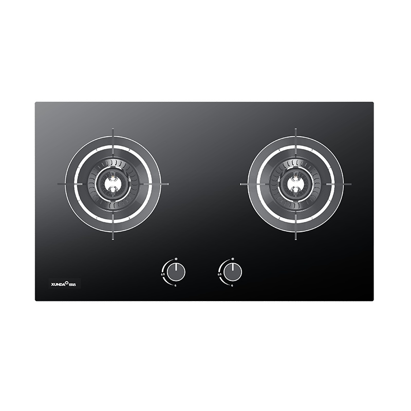 迅达燃气灶DB8805小金刚家用大火力平板双灶无开孔液化气灶